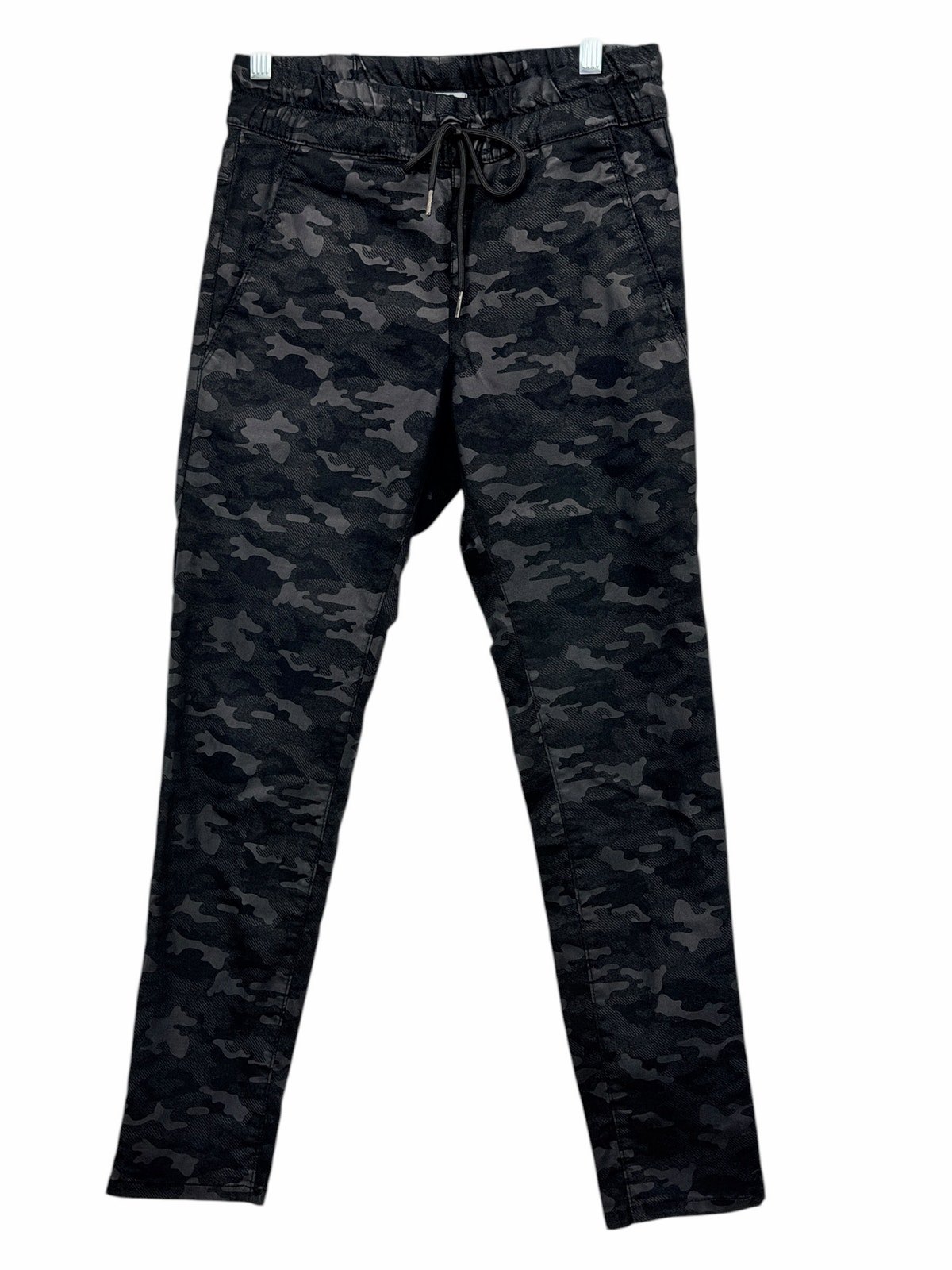 Bevy Flog Shely Olive Camo Pant Sz 25 Women's Olive Green Pockets Drawstring